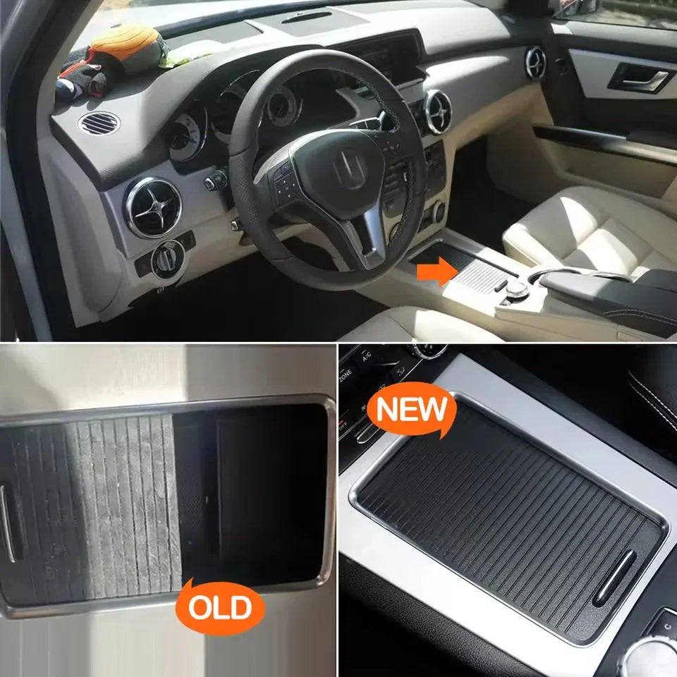 Center Console Cup Holder Roller Blind Cover for Mercedes-Benz GLK204 X204 2008-2015 2046805808 - image 7