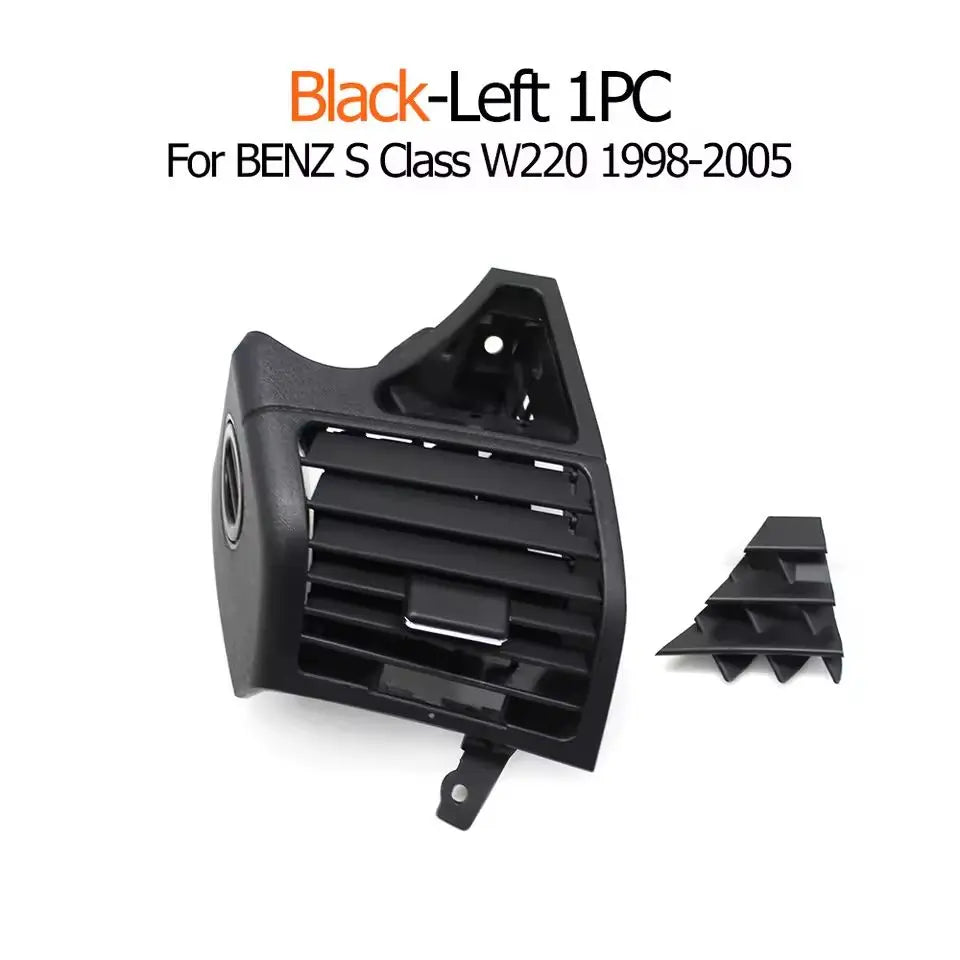 Front Middle AC Vent Grille Outlet Panel Cover for Mercedes-Benz S Class W220 S300 S350 1998-2005 - 27*13.5CM - Left