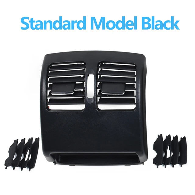Rear AC Vent Grille Panel for Mercedes-Benz C E Class Coupe W204 W207 2048300354 2048300554 - Black-Standard model