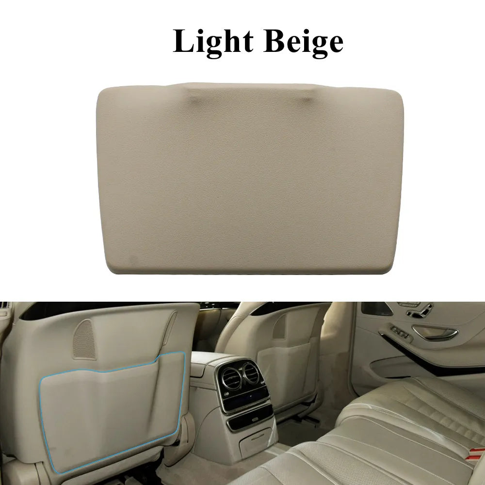 Seat Backrest Leather Pocket Cover for Mercedes-Benz S Class W222 2014-2020 2229101627 - Beige - image 2