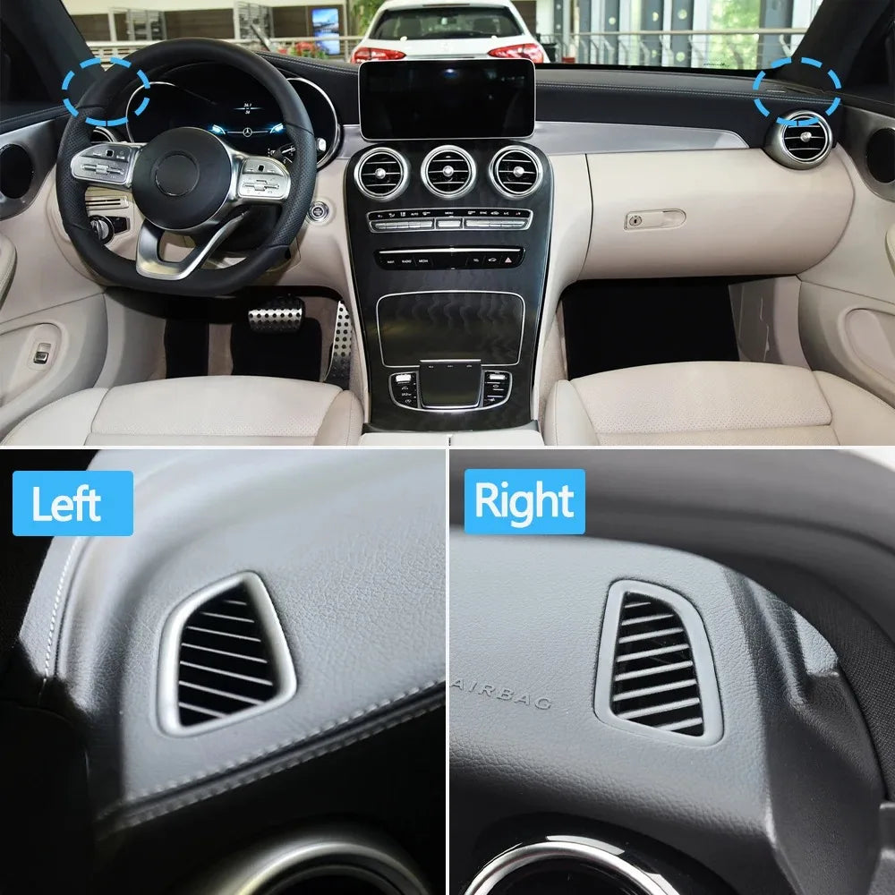 Front Dashboard Console Upper Air Vent Outlet Grill Cover for Mercedes-Benz C GLC Class W205 W253 2015-2021 2536803802