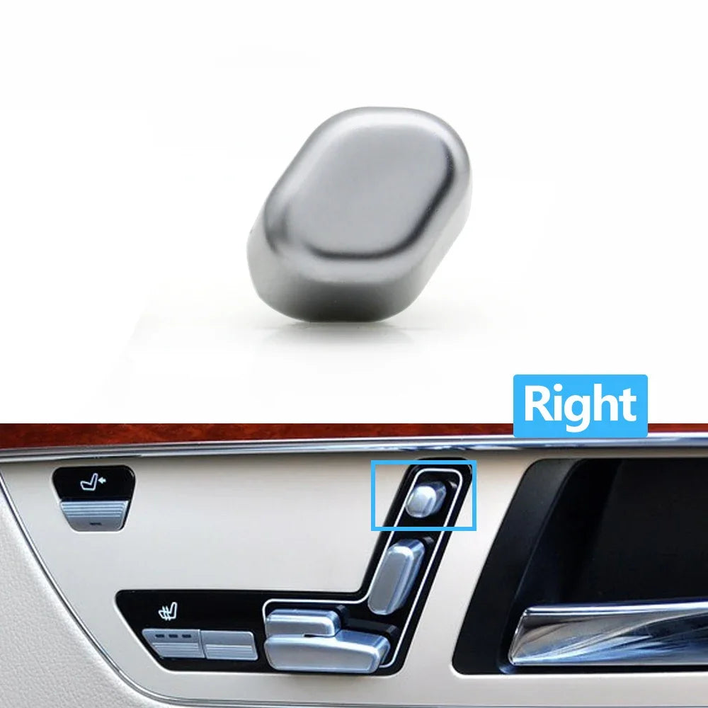 Seat Adjustment Switch Button Headrest Button Cover for Mercedes-Benz AMG S CL Class W221 W216 S300 S400 S600 2006-2013