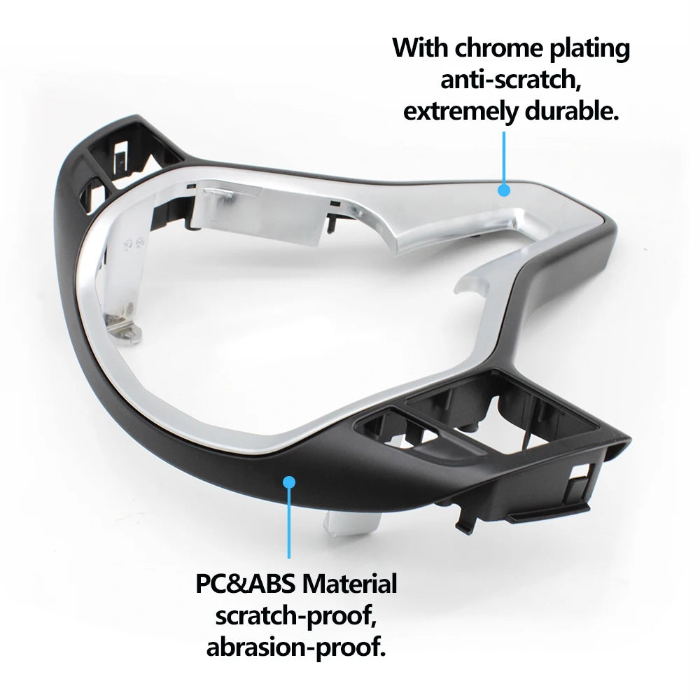 Steering Wheel Outer Frame Chromed Cover Trim for Mercedes-Benz C E GLK CLS Class W176 W246 W204 W212 GLK204 W156 W117 W218