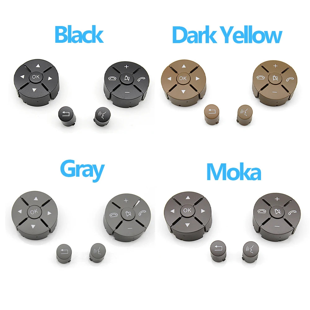 Multi-function Steering Wheel Buttons Kit Phone Control Keys for Mercedes-Benz C E GLK Class W204 W207 W212 X204 2007-2013