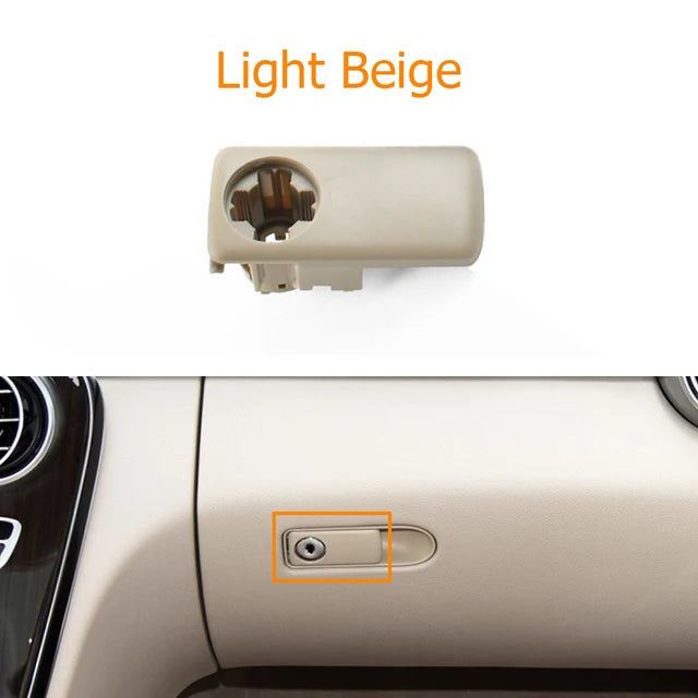 Upgraded Dashboard Glovebox Lid Cover Switch Toolbox Lock Handle for Mercedes-Benz C GLC Class W205 W253 2056803505 - Light