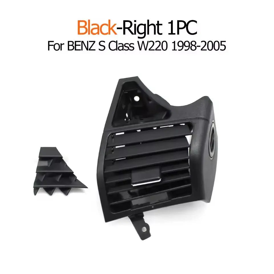 Front Middle AC Vent Grille Outlet Panel Cover for Mercedes-Benz S Class W220 S300 S350 1998-2005 - 27*13.5CM - Right