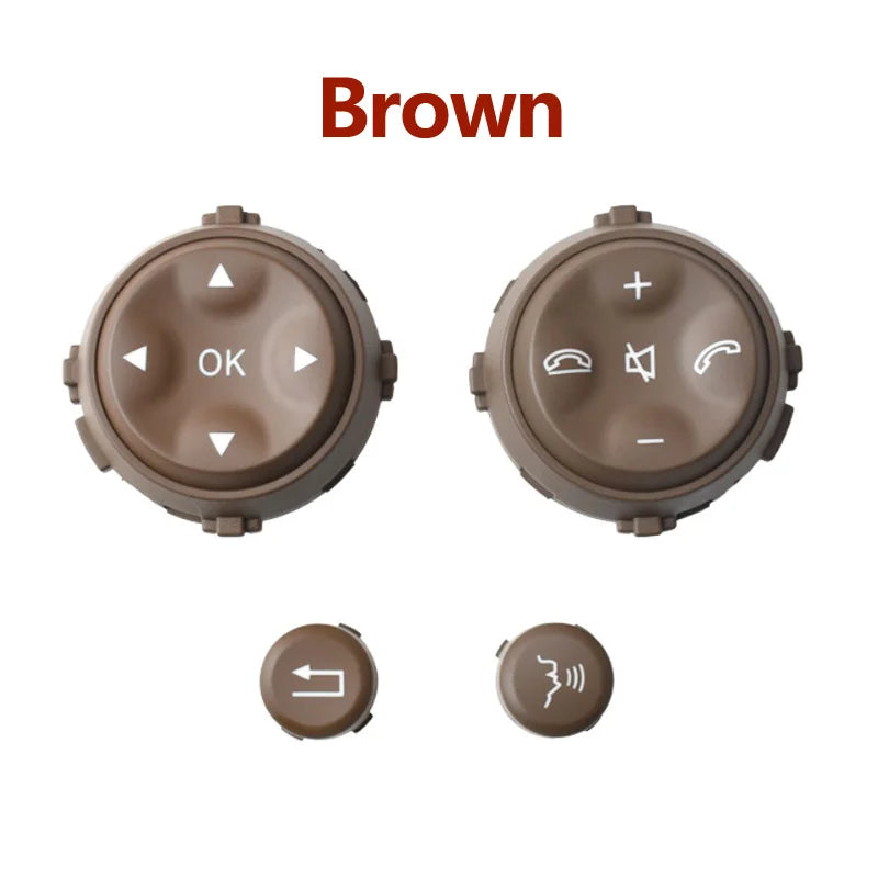 Multi-function Steering Wheel Push Button Phone Control Keys for Mercedes-Benz S Class W221 2006-2009 2218210551 2218210651