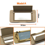 Sunroof Shade Sun Visor Makeup Cosmetic Mirror Panel Cover for Mercedes-Benz M ML GL Class W164 2006-2011 1648100710 - image