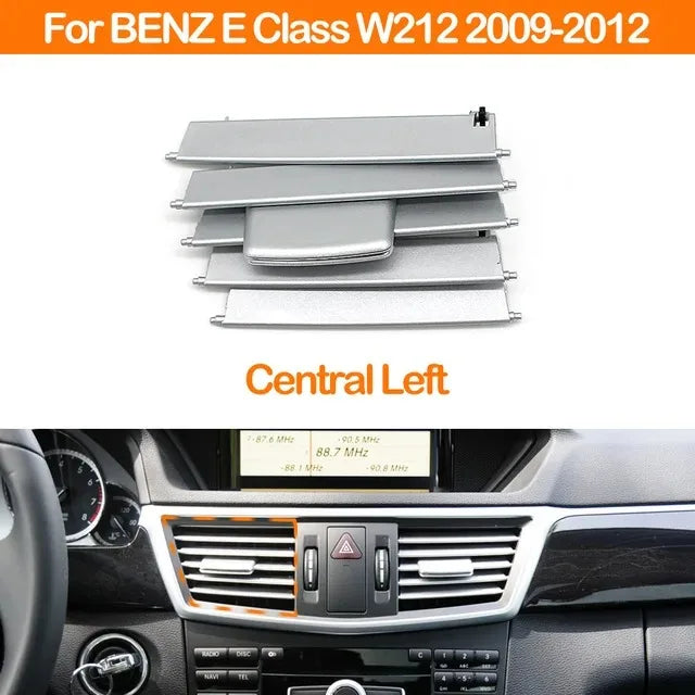 Front Dash AC Vent Outlet Grille Slider Knob Repair Kit for Mercedes-Benz E Class W212 2009-2013 E250 E300 E350