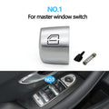 W205 Master Window Switch Repair Button Cover Passenger Door Control Switch Key Cap for Mercedes-Benz W253 W213 W293 W222