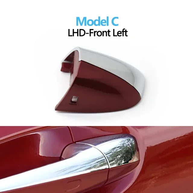 Front Left Outside Pull Door Handle Caps Trim Cover for Mercedes-Benz C E S GLC Class W205 W213 W222 W253 W167 A0997661700