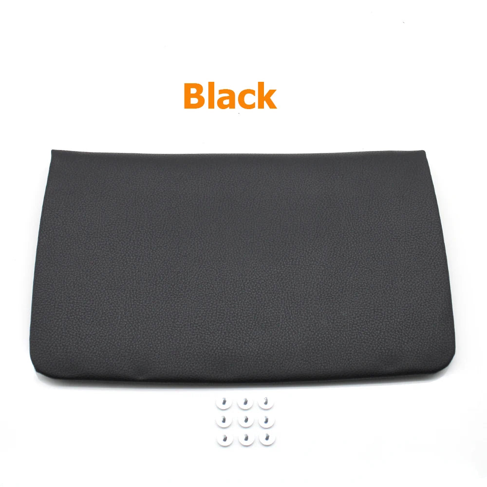Seat Backrest Storage Pocket Leather Cover Pack for Mercedes-Benz W205 W213 W253 W257 2014-2021 20591053209 - Black