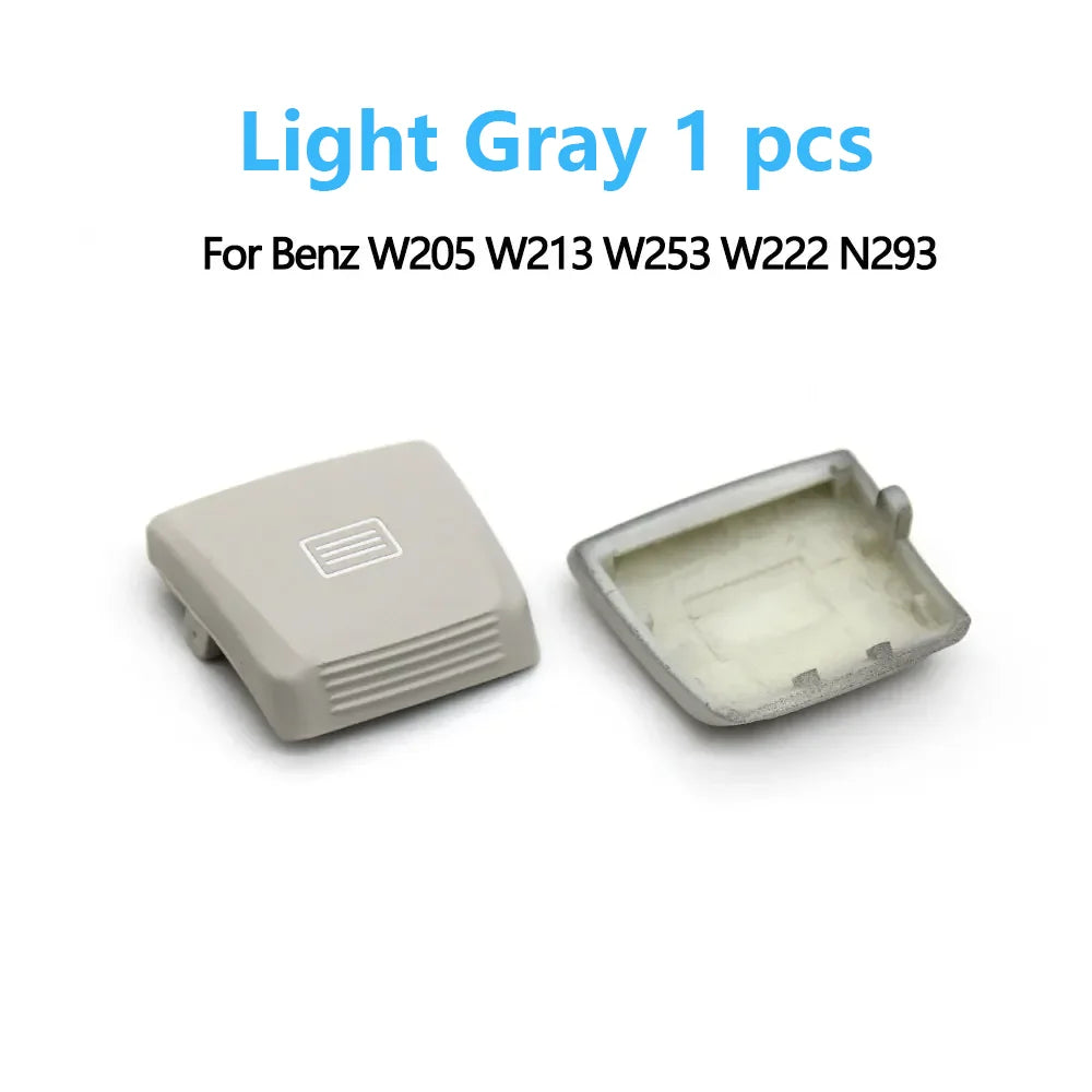 Interior Sunroof Window Switch Buttons Cover for Mercedes-Benz C E S GLC EQC W205 W213 W222 W253 N293 0009002907 - Light Gray