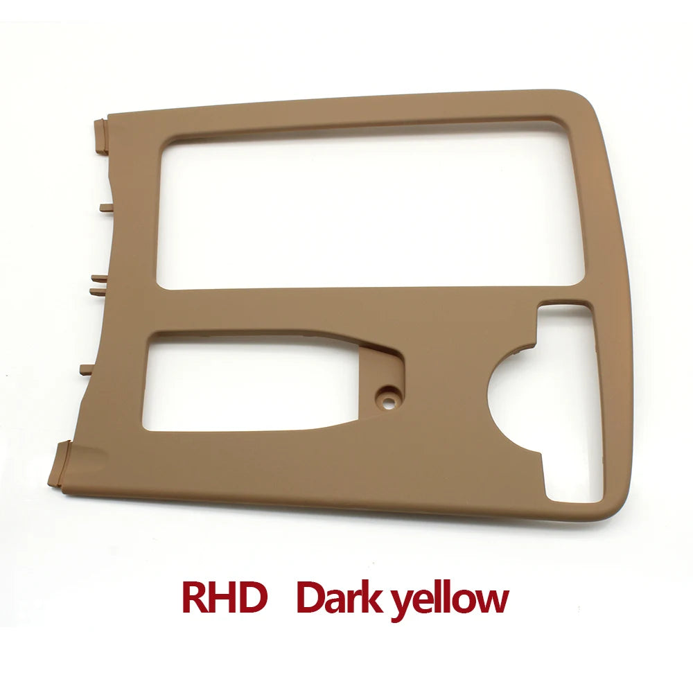 Central Gear Shift Box Drink Cup Holder Outer Frame Cover for Mercedes-Benz C Class W204 20468047089116 RHD - Dark Yellow