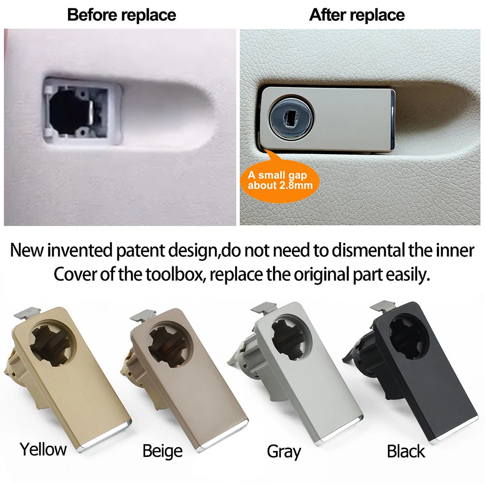 Upgraded Dashboard Glovebox Switch Toolbox Latch Handle for Mercedes-Benz C CLK Class W204 X204 2007-2015 2046800098 - image