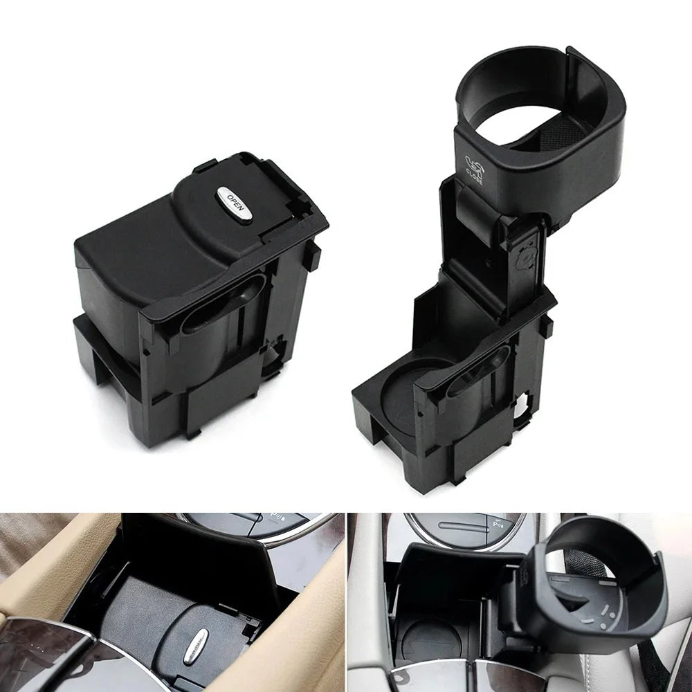 Interior Console Insert Coffee Water Cup Holder for Mercedes-Benz E CLS Class W211 W219 2116800014 - Default Title