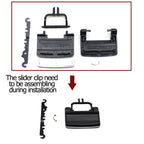 Interior Front AC Vent Outlet Tab Clip for Mercedes-Benz W164 ML GL 300 350 2007-2011 1648302154 - image 8