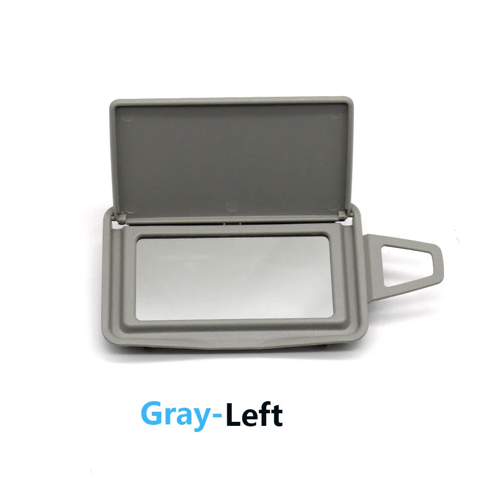 W211 Interior Sun Shade Visor Makeup Cosmetic Mirror Cover for Mercedes-Benz E Class 2003-2006 2118100910 - Gray Left - image