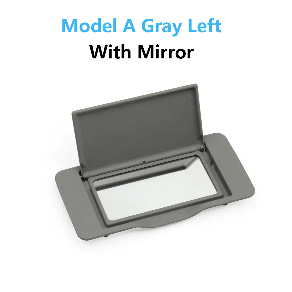 Front Sun Visor Mirror Cover Makeup Mirror Cover for Mercedes-Benz ML GL C Class W164 W203 W251 ML400 GL350 GL450 - Model A