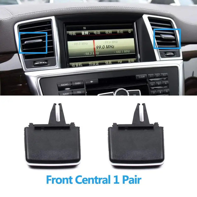 Front AC Air Conditioning Vent Outlet Grille Slide Clip for Mercedes-Benz ML GL GLE GLS W166 W292 2011-2018 1668300054