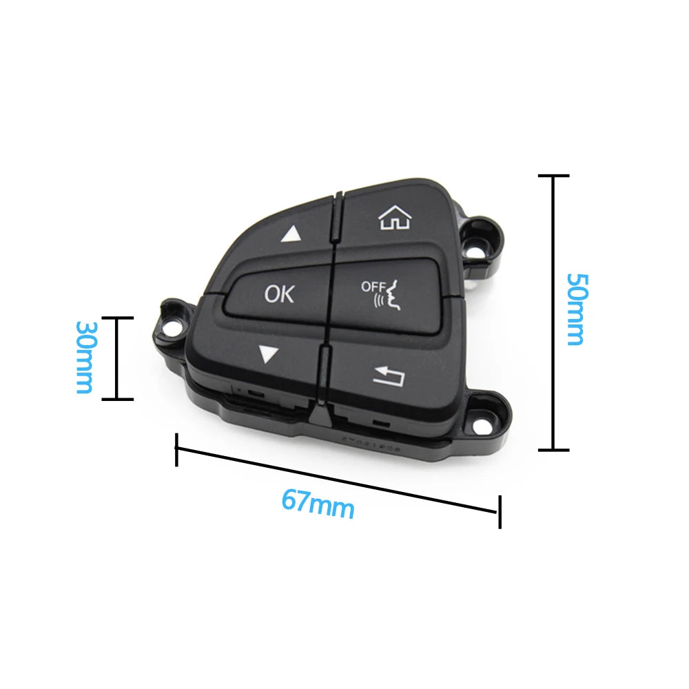 Multi-function Steering Wheel Switch Button Assembly Phone Control Key for Mercedes-Benz C GLC W205 W253 09990502009107