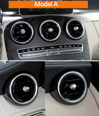 Front Central Rear Air Conditioning Vent Outlet Assembly for Mercedes-Benz C Class W205 2015-2021 2058300301 - image 11