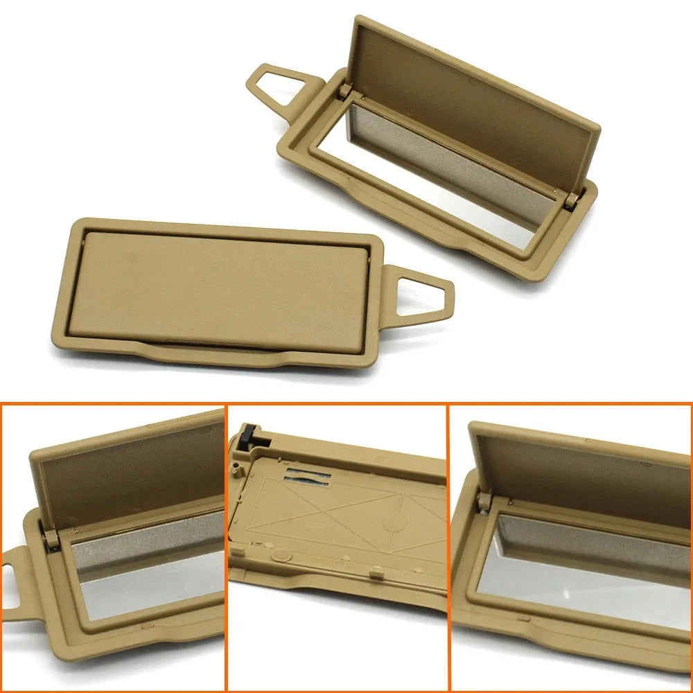 Sunroof Sun Visor Shield Makeup Cosmetic Mirror Panel Cover for Mercedes-Benz ML GL R Class W164 W251 1648101510 1648101610