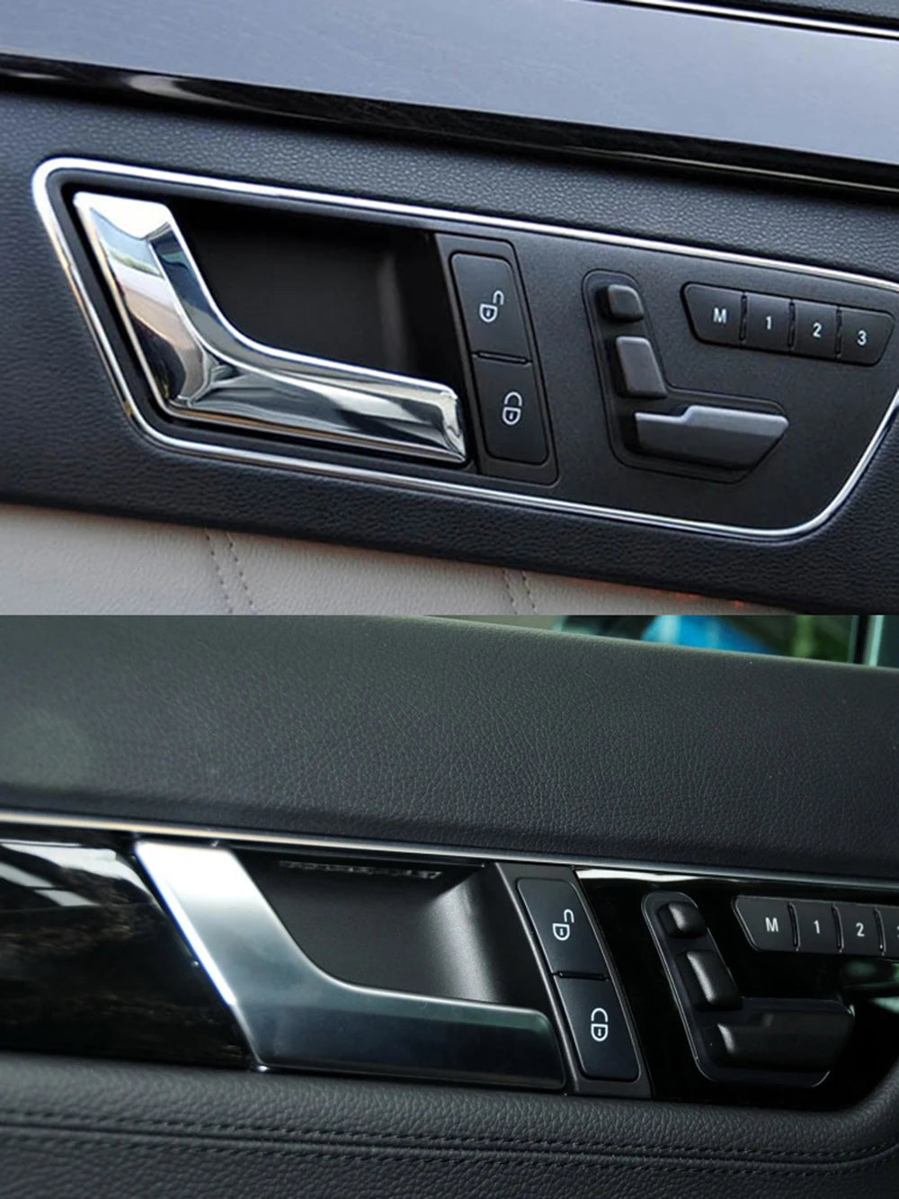 Chrome Interior Door Unlock Opening Pull Handle for Mercedes-Benz W204 C Class GLK 300 C180 C200 C300 2047206262 - image 7