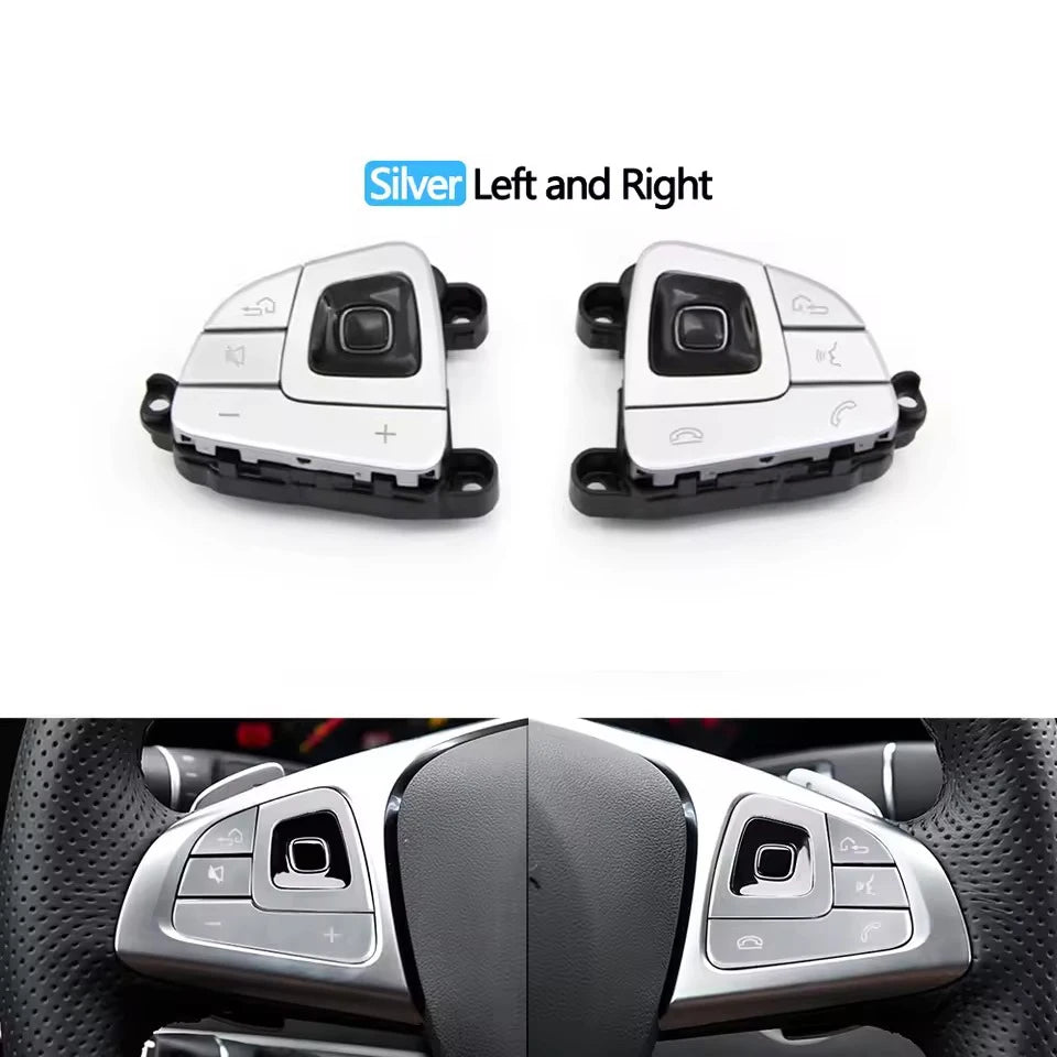 Multi-function Steering Wheel Switch Control Button Repair Set for Mercedes-Benz E Class W213 W238 0999056200 0999056300