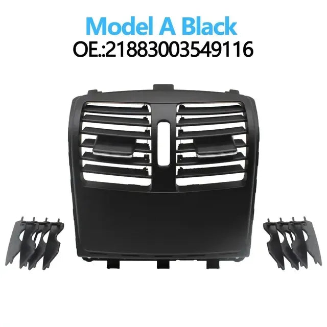 Rear AC Vent Grille Outlet Cover Panel for Mercedes-Benz CLS Class W218 2188300354 2188300454 - Model A Black - image 2