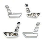 2 Pcs Front Seat Backrest Adjustment Switch Button Cover for Mercedes-Benz C E GLK ML GL Class W204 X204 W166 W207 W212