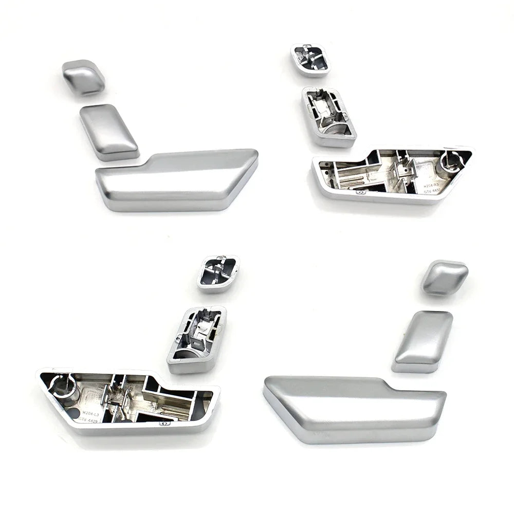 2 Pcs Front Seat Backrest Adjustment Switch Button Cover for Mercedes-Benz C E GLK ML GL Class W204 X204 W166 W207 W212