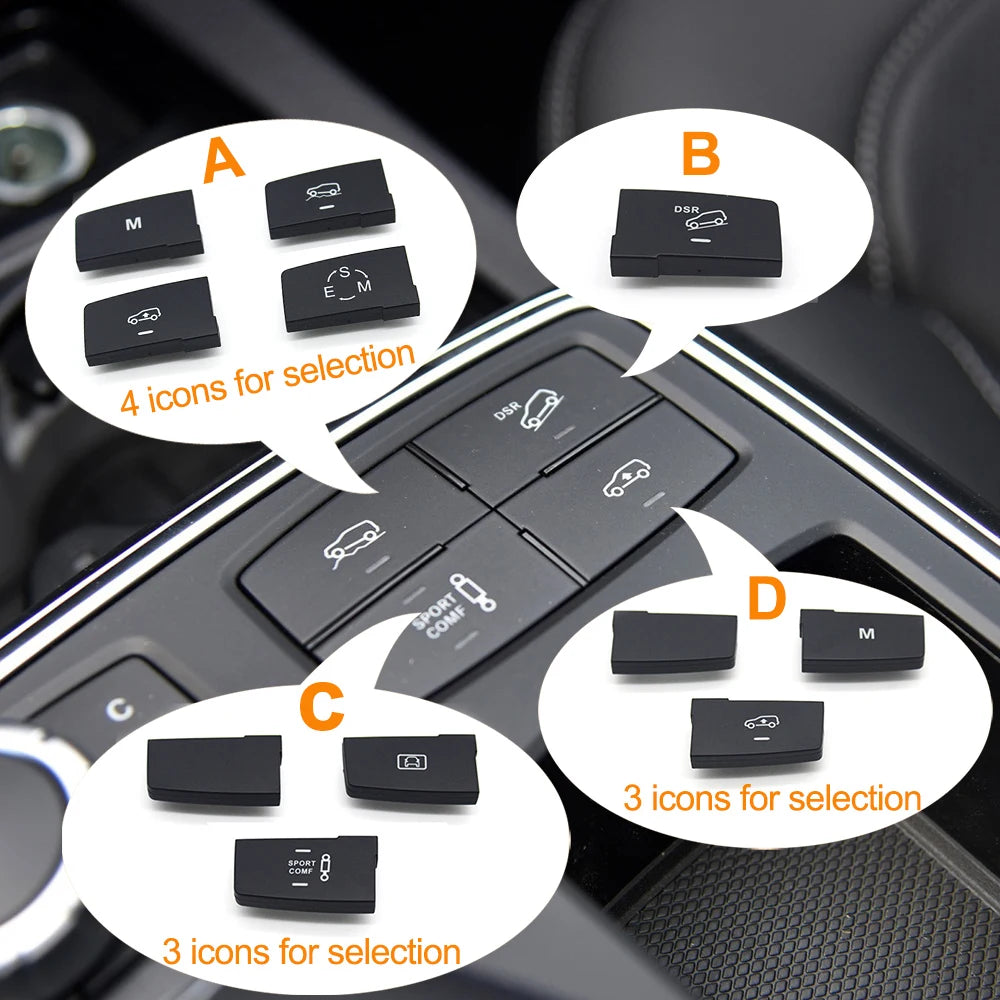 Downhill Auxiliary Switch Shift Button Multi-function Repair Button for Mercedes-Benz ML GL GLE Class W166 W292 1669051351