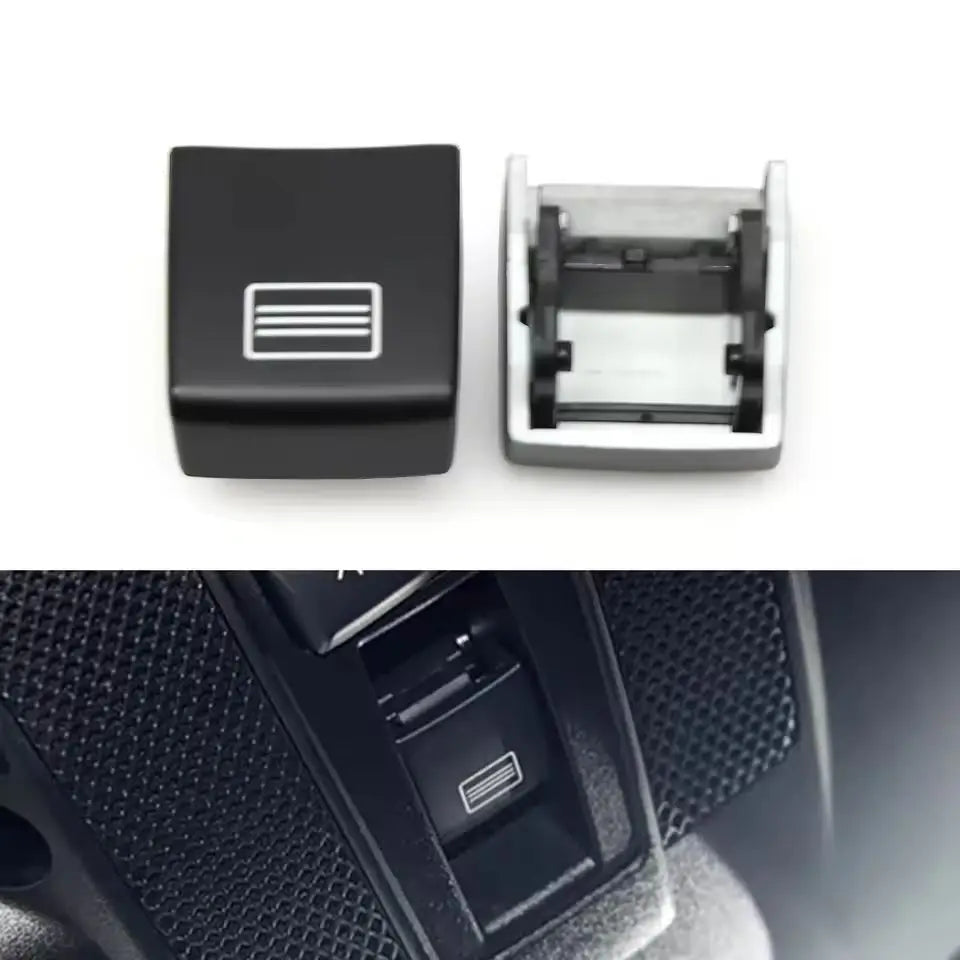 Sunroof And Ceiling Light Switch Cover for Mercedes-Benz A B CLA GLA W156 W176 W246 W117 0009005008 - Black - Standard Size