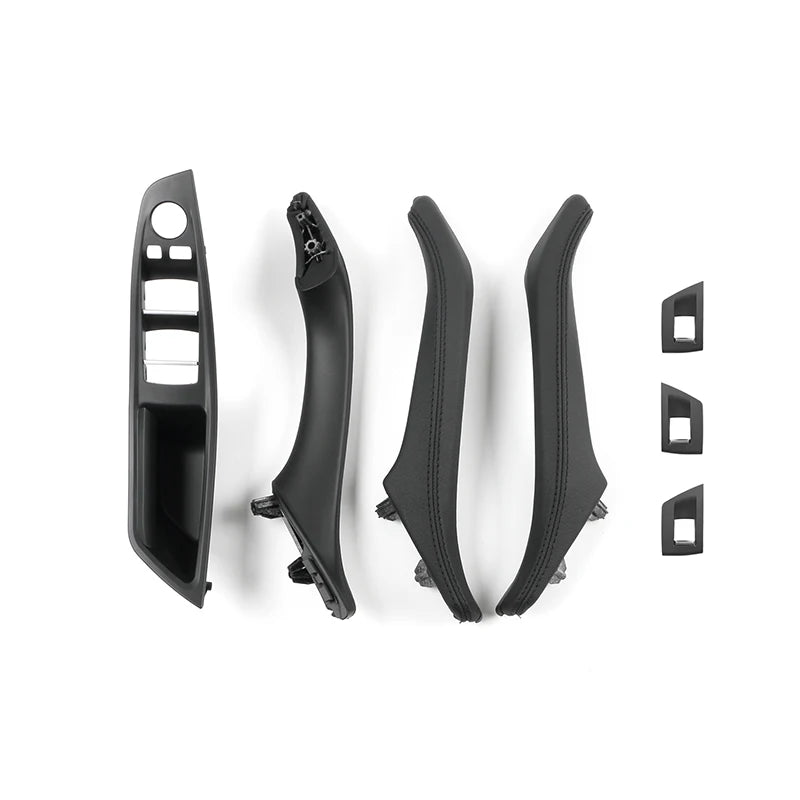 BMW 5 Series Inner Door Pull Handle Kit with Leather 2010-2017 F10 F11