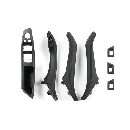 BMW 5 Series Inner Door Pull Handle Kit with Leather 2010-2017 F10 F11