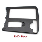 Central Gear Shift Box Drink Cup Holder Outer Frame Cover for Mercedes-Benz C Class W204 20468047089116 RHD - Black