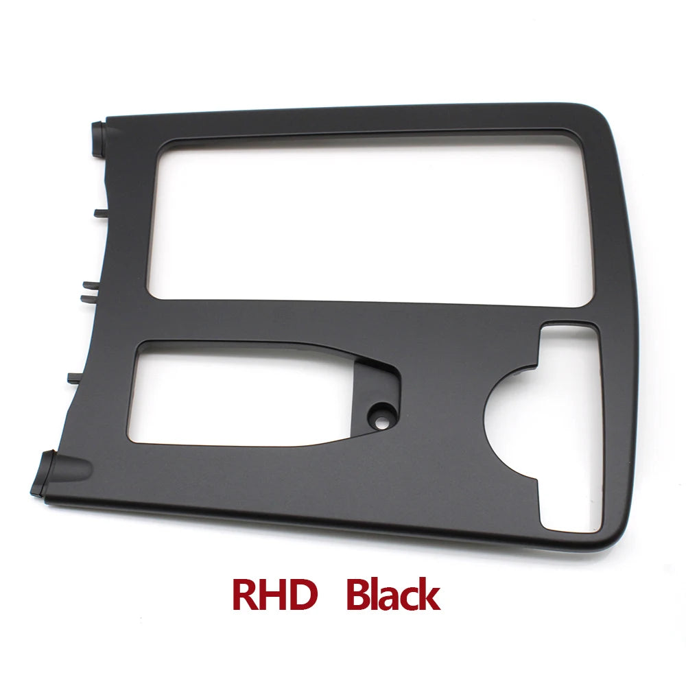 Central Gear Shift Box Drink Cup Holder Outer Frame Cover for Mercedes-Benz C Class W204 20468047089116 RHD - Black