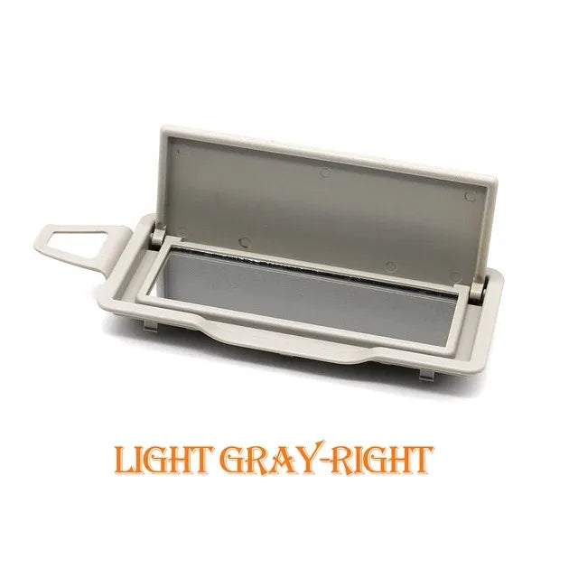 Sun Shade Visor Makeup Cosmetic Mirror Cover Pack for Mercedes-Benz C GLK Class W204 X204 2048104510 2048104610 - Light