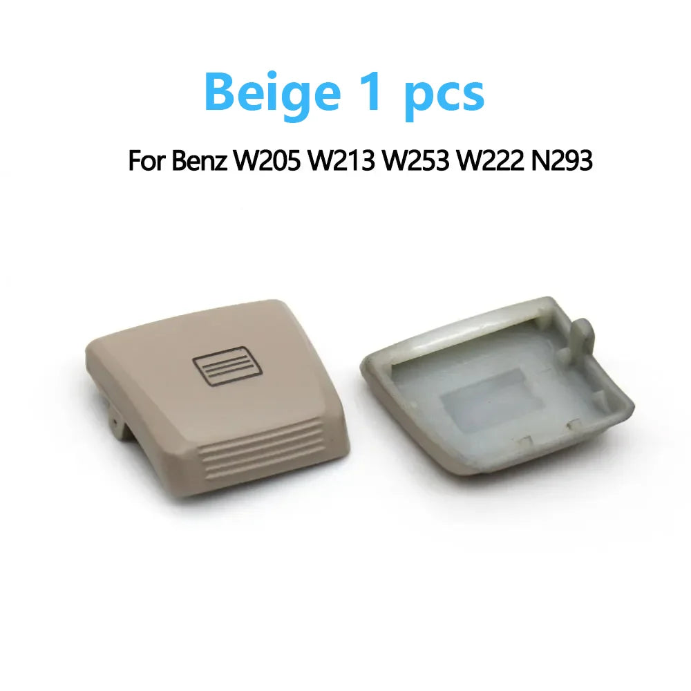 Interior Sunroof Window Switch Buttons Cover for Mercedes-Benz C E S GLC EQC W205 W213 W222 W253 N293 0009002907 - Beige 1