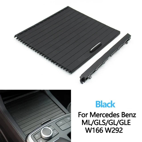 Center Console Drink Cup Holder Cover Rolling Blind Shutter for Mercedes-Benz ML GL GLE GLS Class W166 W292 1666803814