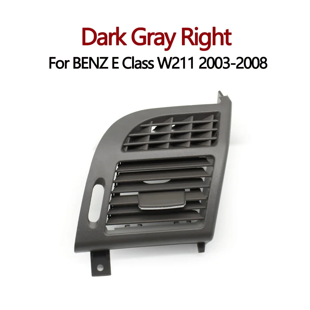 Air Conditioning Grid Cover Air Vent Grille Outlet Panel Cover for Mercedes-Benz E-class W211 2118301154 - Dark Gray Right