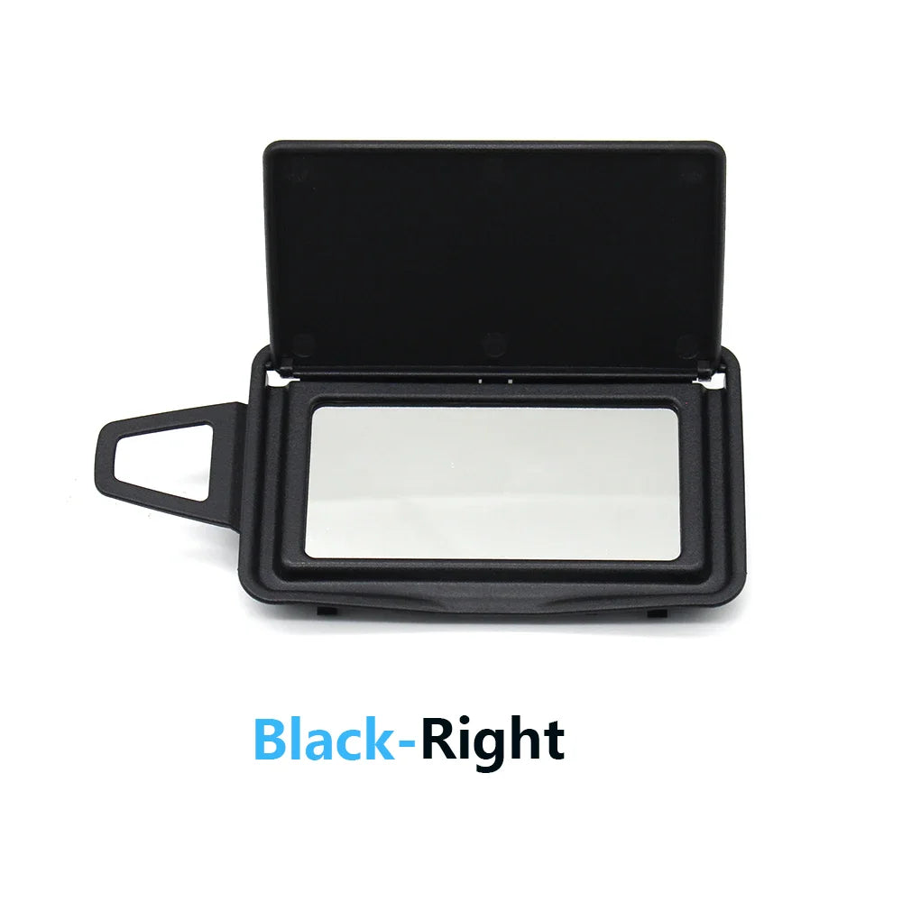 W211 Interior Sun Shade Visor Makeup Cosmetic Mirror Cover for Mercedes-Benz E Class 2003-2006 2118100910 - Black  Right