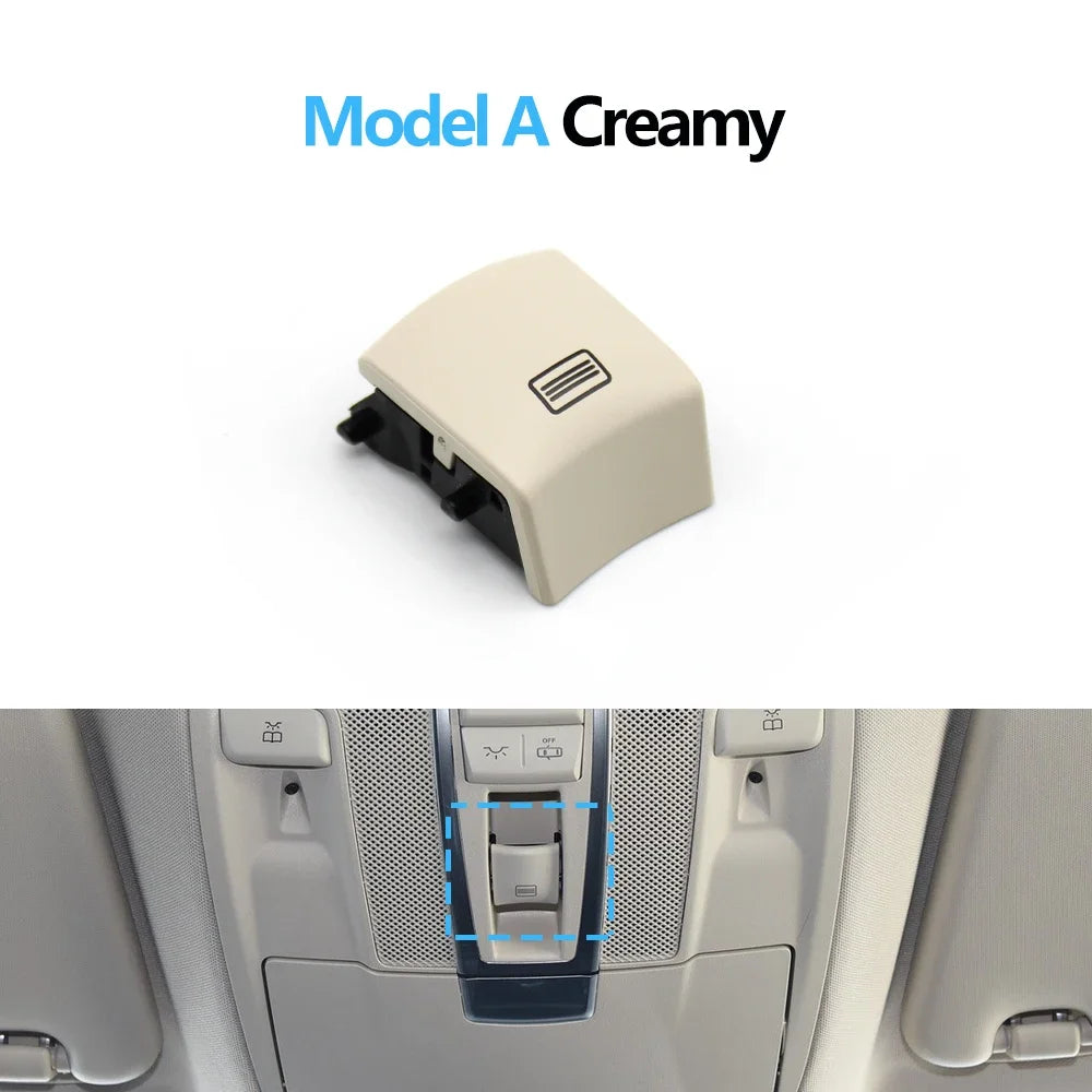 Inner Door Ceiling Light Switch Sunroof Window Switch Button Assembly for Mercedes-Benz ML GL GLE GLS G W166 W292 X166 W463