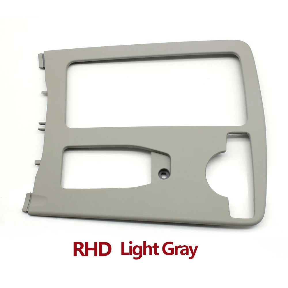 Central Gear Shift Box Drink Cup Holder Outer Frame Cover for Mercedes-Benz C Class W204 20468047089116 RHD - Light Gray