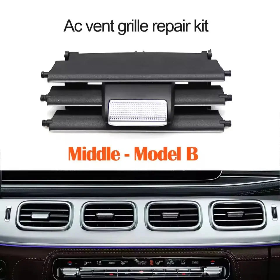 Air Conditioning Central AC Vent Grille Tab Clip Outlet Repair Kit for Mercedes-Benz GLE GLS W167 2020-2025 - 10.9*7*3.5cm