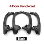 Interior Door Handle Set for Mercedes-Benz W203 C Class 2000-2007 - Black 4PCS Set