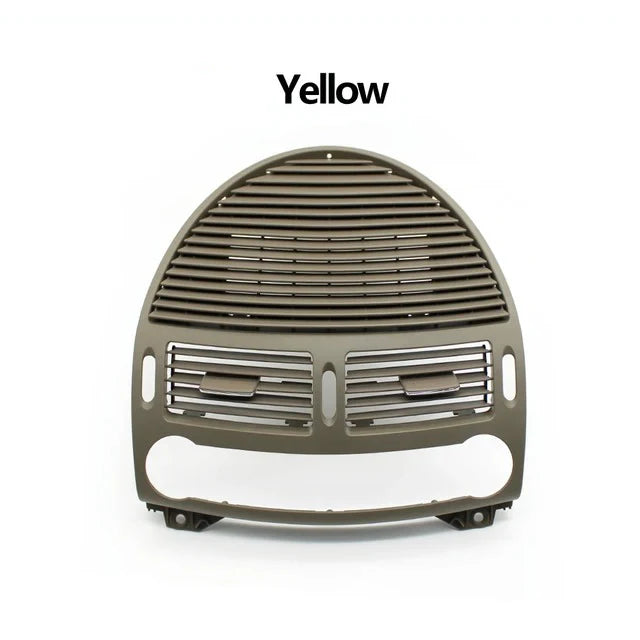 Front Dashboard Central AC Air Vent Grille Panel Cover for Mercedes-Benz E Class W211 2003-2008 2118300054 - Yellow set