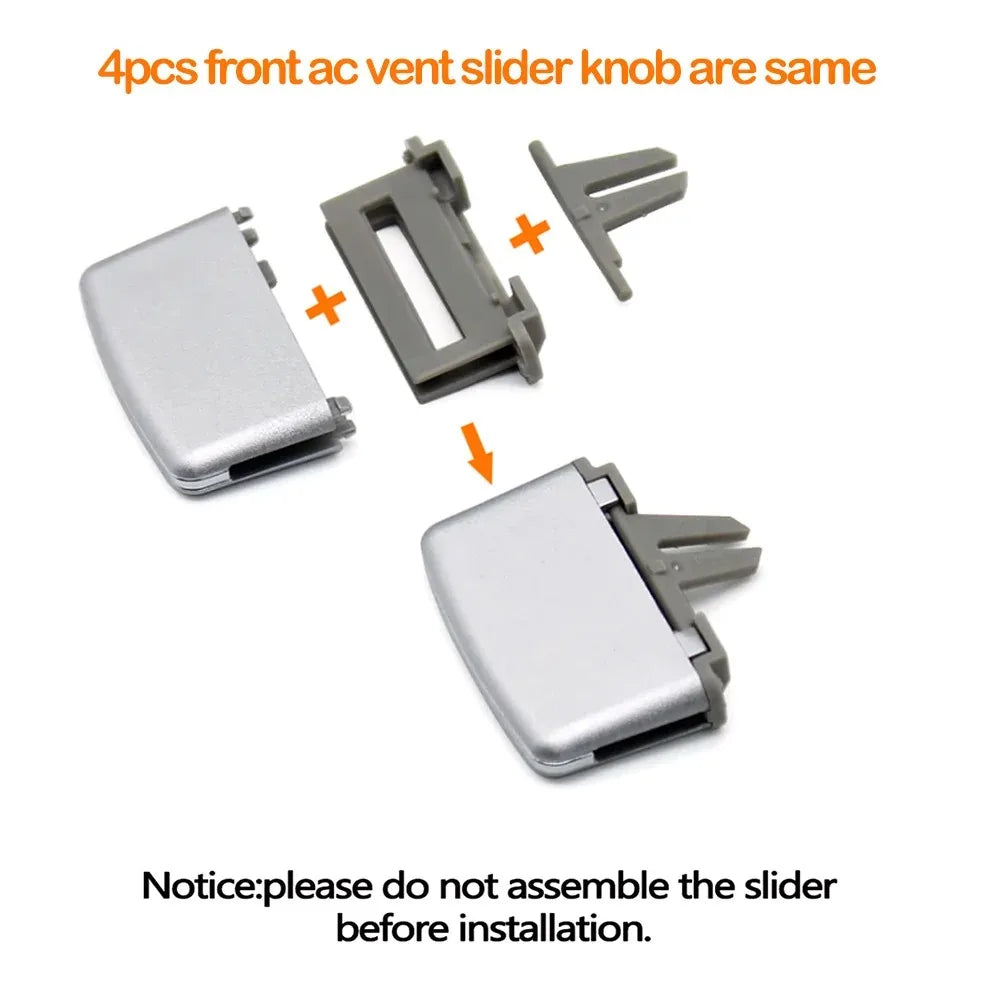 Front Dash AC Vent Outlet Grille Slider Knob Repair Kit for Mercedes-Benz E Class W212 2009-2013 E250 E300 E350 - image 8