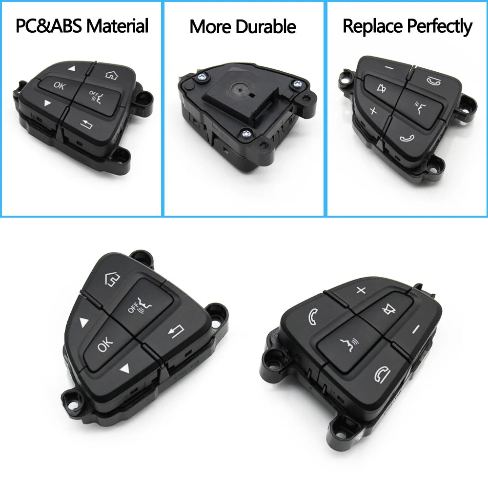 Multi-function Steering Wheel Switch Button Assembly Phone Control Key for Mercedes-Benz C GLC W205 W253 09990502009107
